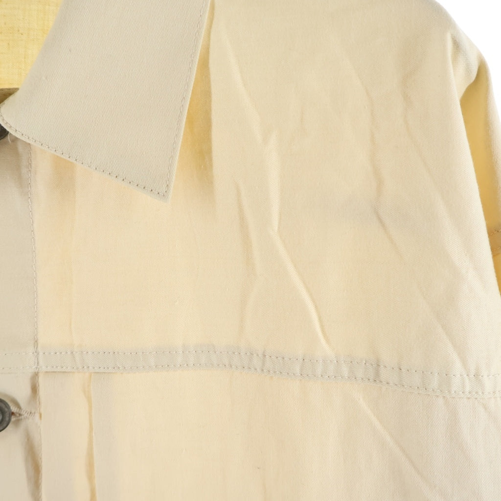 BAA COSTUME MFG.(ビーエーエー コスチューム) 1st Model US ARMY PANEL MARKER FABRIC ワイドシルエット パネルマーカー トラッカージャケット アイボリー