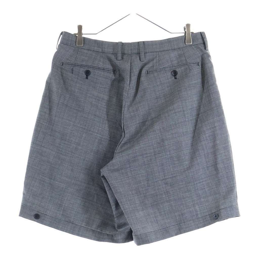 MAATEE&SONS(マーティーアンドサンズ) 25SS SHORT TROUSER ウールモヘア ショートトラウザーズ ショーツ ハーフパンツ グレー MT5103-0216B