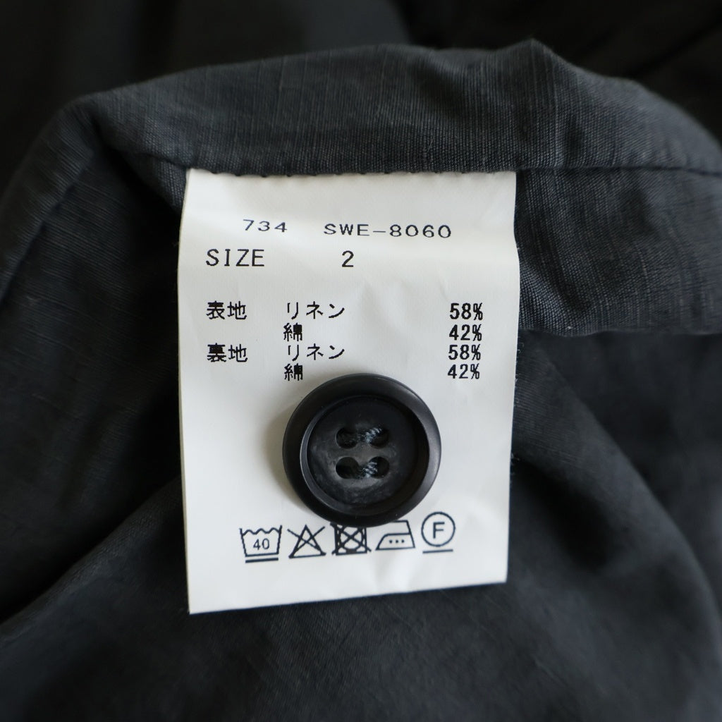 NO BRAND(ノーブランド) Masnou design マスノウデザイン コットン ワイドショーツ ハーフパンツ チャコールグレー SWE-8060