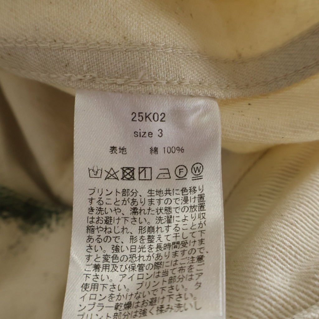 NO BRAND(ノーブランド) GURANK Camo Cargo Shorts グランク カモ カーゴ ショーツ ハーフパンツ アイボリー/グリーン 25K02