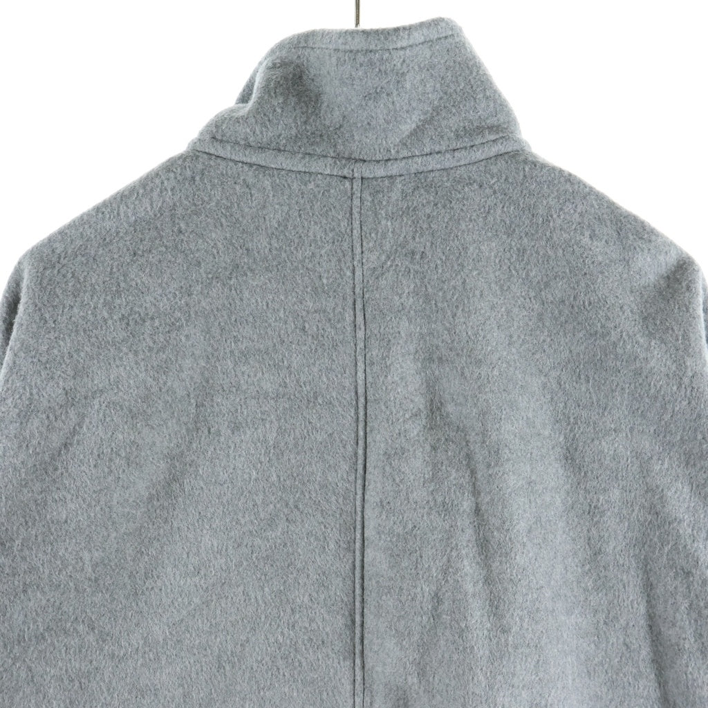 AURALEE(オーラリー) 25AW PURE SILK COMFORT FLEECE HALF ZIP P/O シルク フリースジャケット グレー A25AP02SF