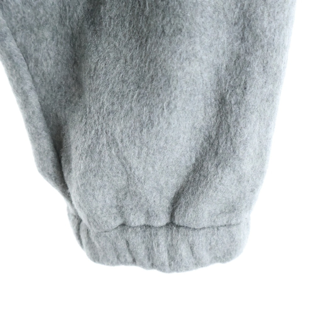 AURALEE(オーラリー) 25AW PURE SILK COMFORT FLEECE HALF ZIP P/O シルク フリースジャケット グレー A25AP02SF