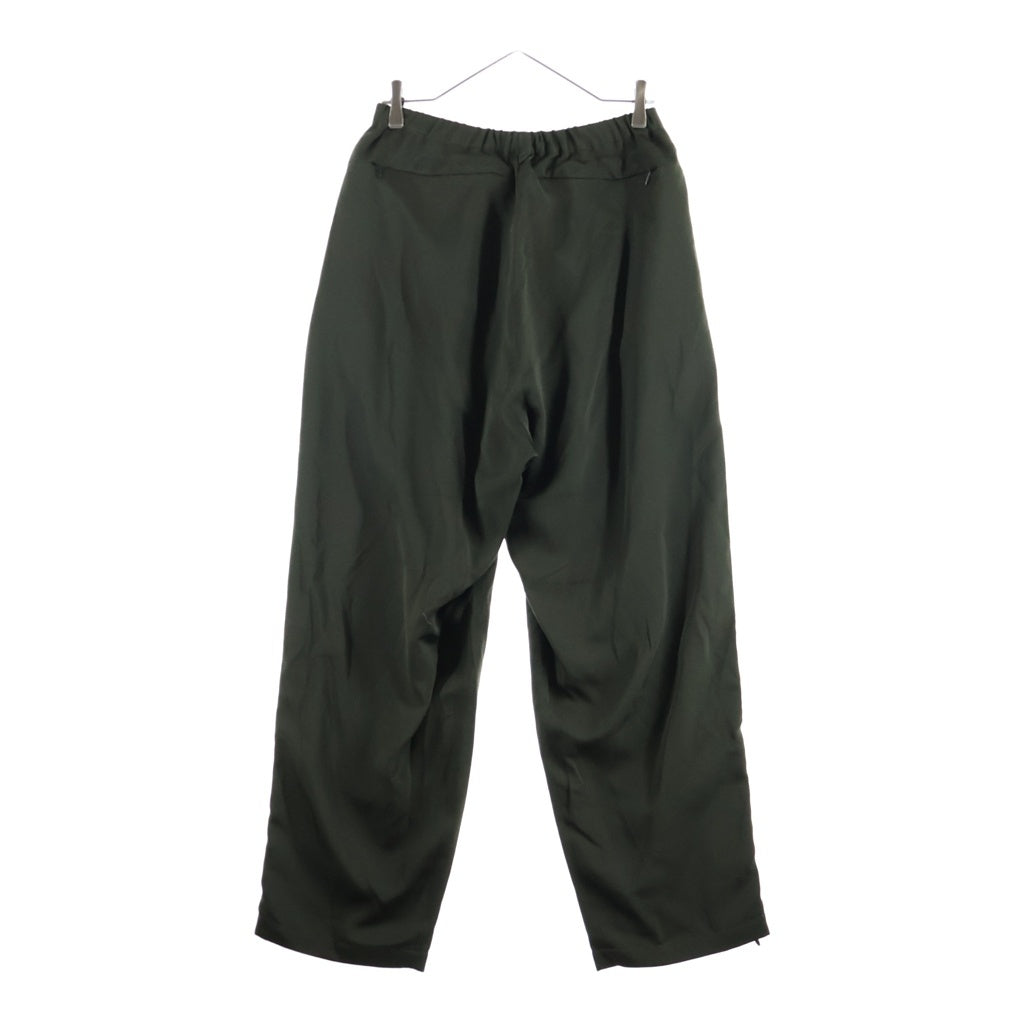MAATEE&SONS(マーティーアンドサンズ) Easy Trousers イージー トラウザー シルク混 スラックスパンツ カーキ MT5103-0224