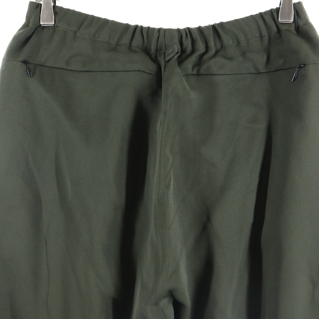 MAATEE&SONS(マーティーアンドサンズ) Easy Trousers イージー トラウザー シルク混 スラックスパンツ カーキ MT5103-0224