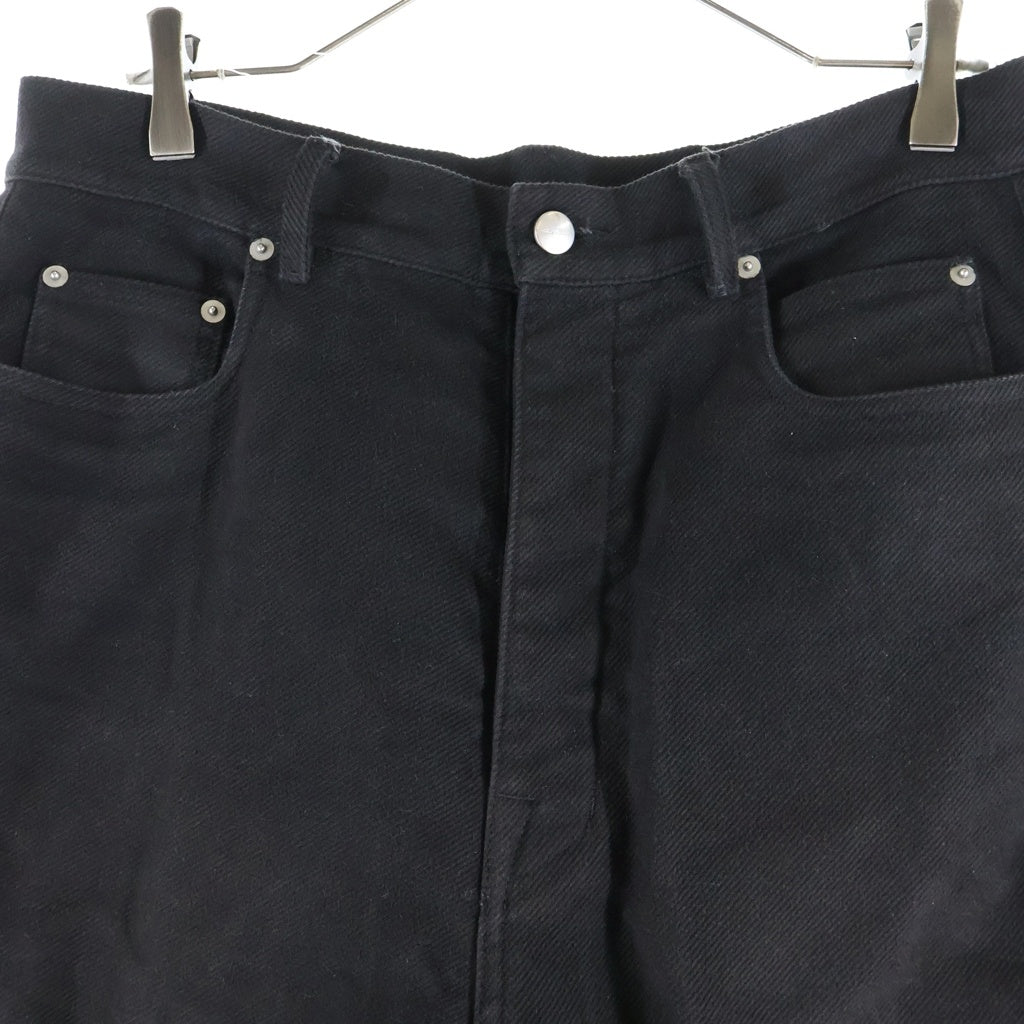 Rick Owens(リックオウエンス) BOLAN BANANA ボランバナナ フレア デニムパンツ ブラック RU02C7343-TB