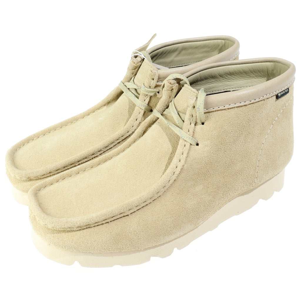 Clarks(クラークス) Wallabee BT GTX ワラビー ゴアテックス レザー ブーツ ベージュ 61813310