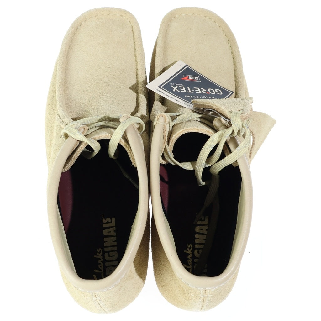Clarks(クラークス) Wallabee BT GTX ワラビー ゴアテックス レザー ブーツ ベージュ 61813310