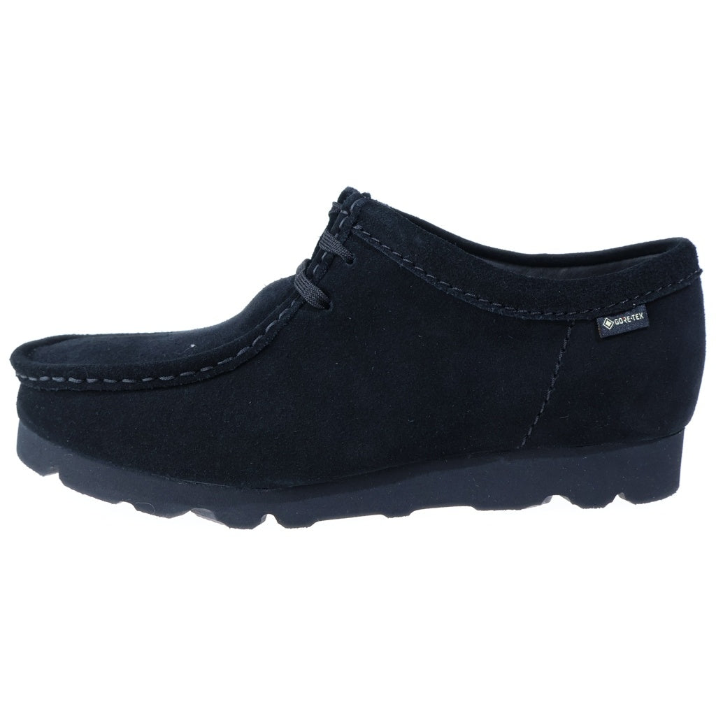 Clarks(クラークス) Wallabee GTX ワラビー ゴアテックス ローカット レザー シューズ ブラック 61908022