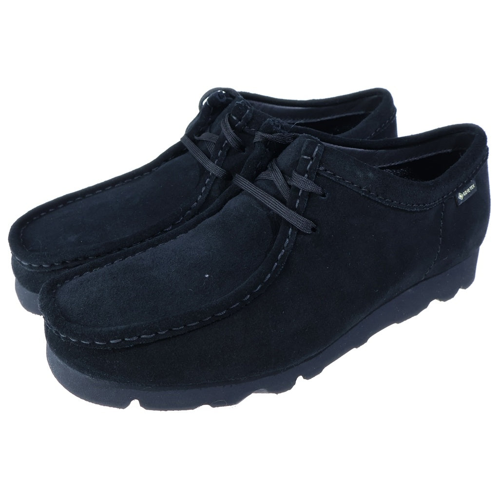 Clarks(クラークス) Wallabee GTX ワラビー ゴアテックス ローカット レザー シューズ ブラック 61908022