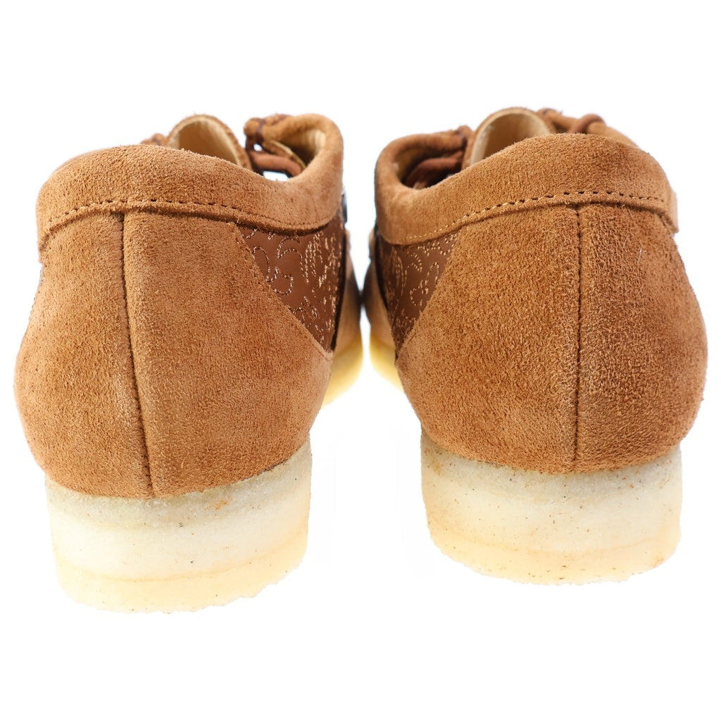 Clarks(クラークス) ×Andersson Bell Wallabee Tan Embroidery アンダーソンベル ワラビー タンエンブロダリー ローカット レザーシューズ ブラウン 62017584
