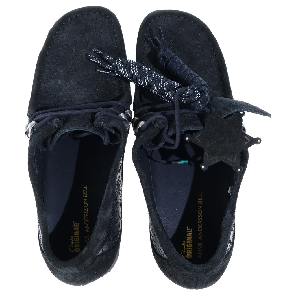 Clarks(クラークス) ×Andersson Bell Wallabee Tan Embroidery アンダーソンベル ワラビー タンエンブロダリー ローカット レザーシューズ ブラウン 62017583