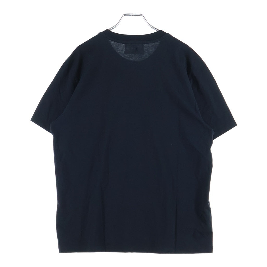 AMI Alexandre Mattiussi(アミアレクサンドルマテュッシ) ハートロゴ 半袖 クルーネック Tシャツ ブラック