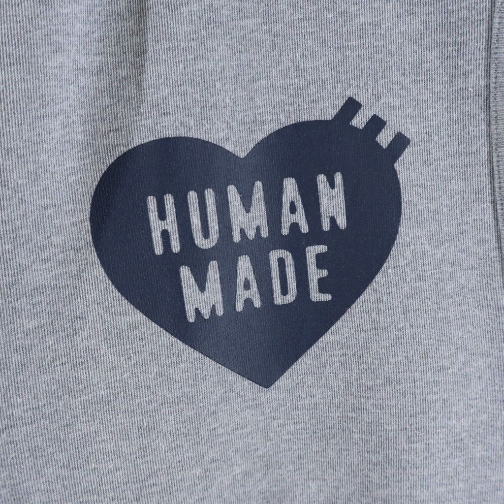 HUMAN MADE(ヒューマンメイド) ハートロゴプリント スウェットパンツ ジョガーパンツ グレー