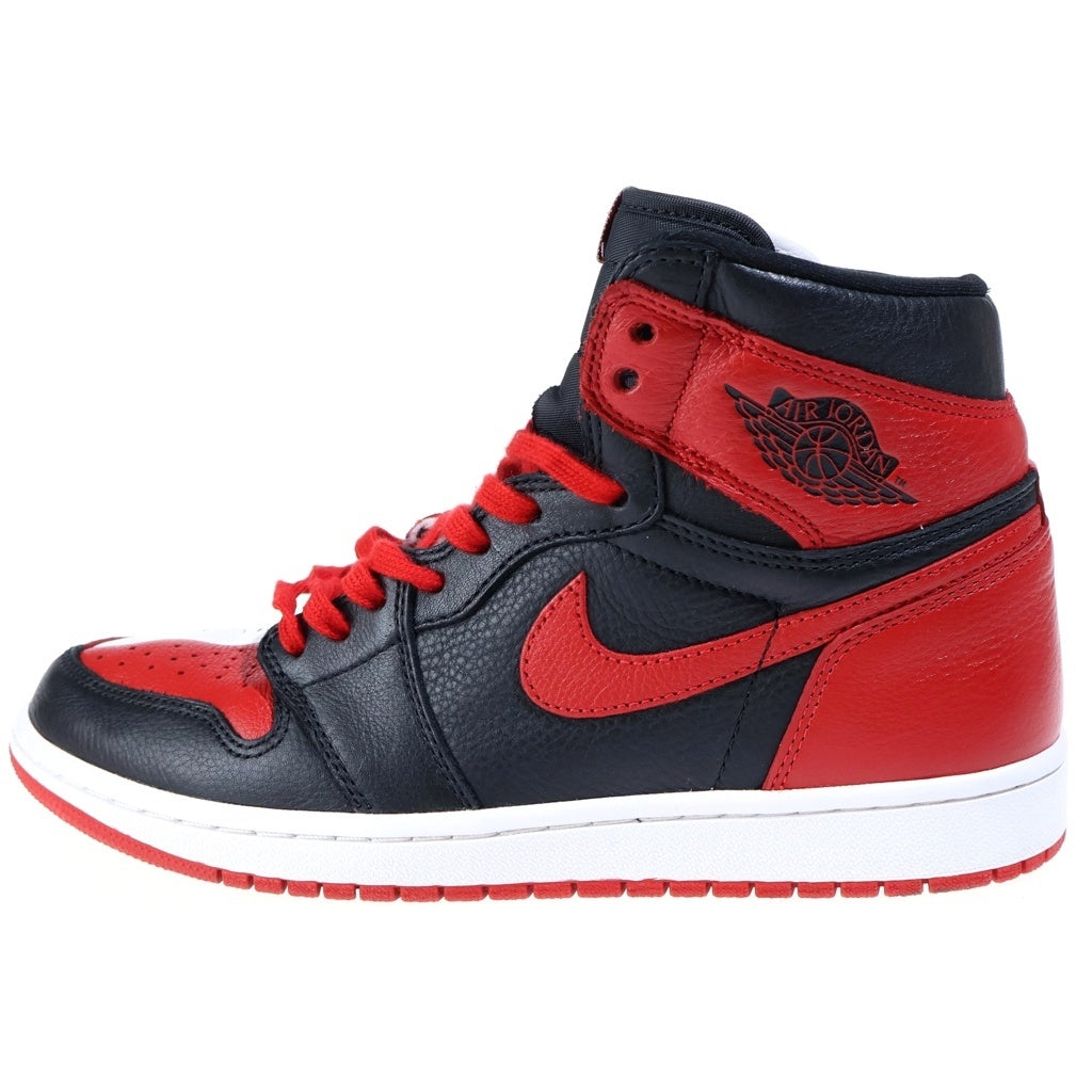 NIKE(ナイキ) AIR JORDAN 1 RETRO HIGH OG NRG HOMAGE TO HOME エアジョーダン1 オマージュトゥホーム ハイカットスニーカー ブラック/レッド US8/26cm 861428-061