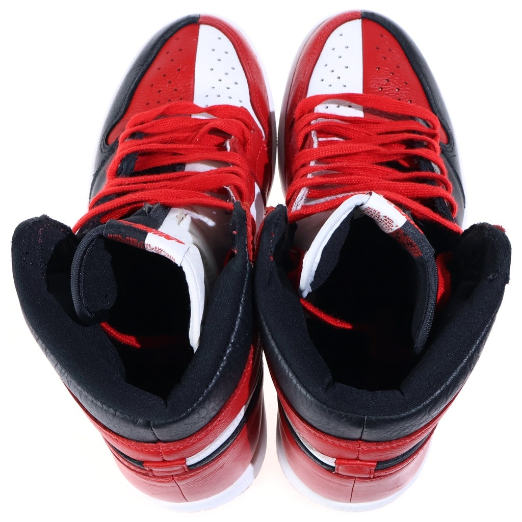 NIKE(ナイキ) AIR JORDAN 1 RETRO HIGH OG NRG HOMAGE TO HOME エアジョーダン1 オマージュトゥホーム ハイカットスニーカー ブラック/レッド US8/26cm 861428-061