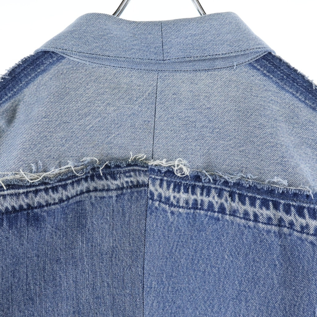 DIESEL(ディーゼル) 20SS ×READYMADE リメイク レッドタグ デニムジャケット 再構築 インディゴ