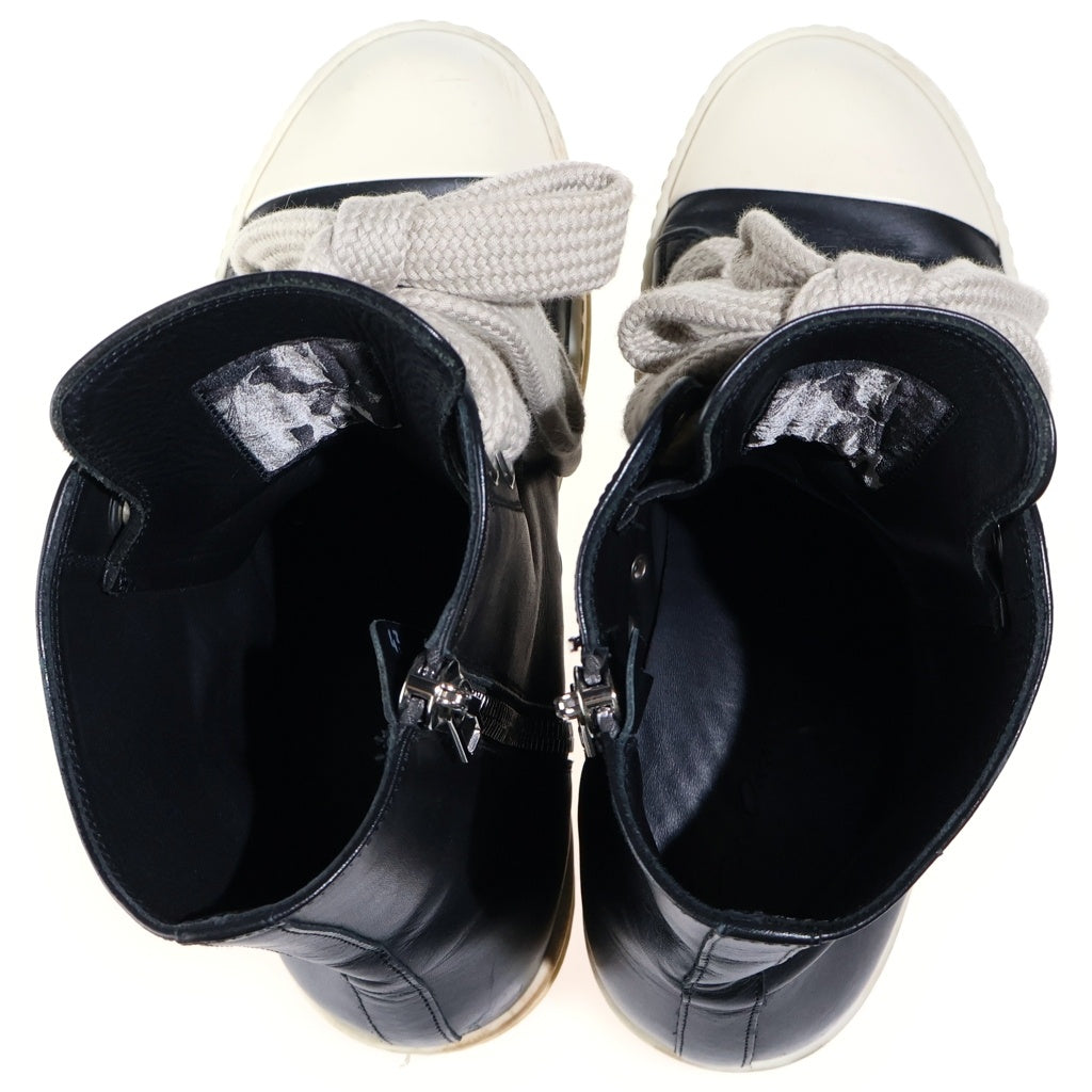 Rick Owens(リックオウエンス) Jumbolace SNEAKS ジャンボレース ハイカットスニーカー ブラック