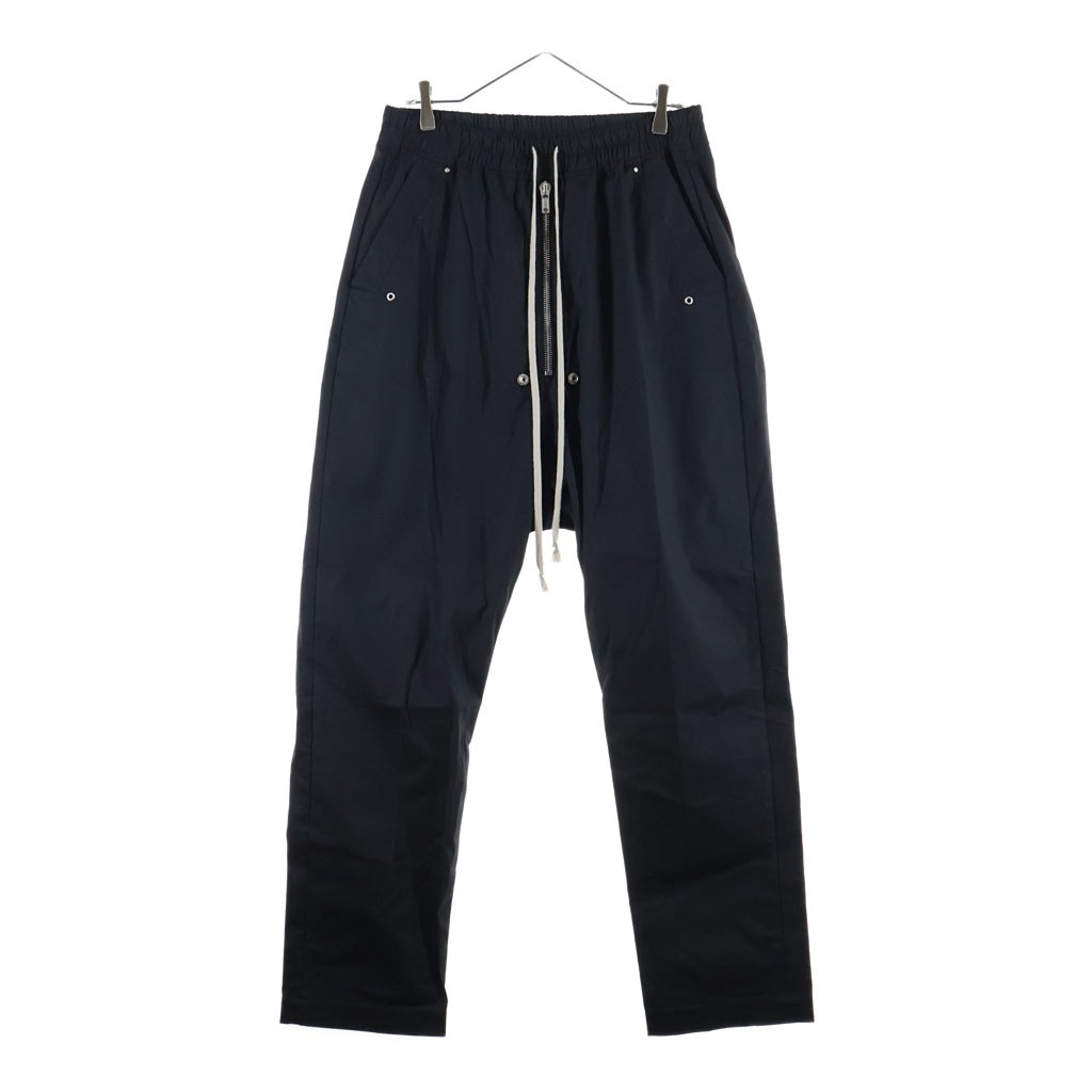 Rick Owens(リックオウエンス) 24SS Bela Pants ベラ コットン ストレートパンツ ブラック RU01D3361-TE