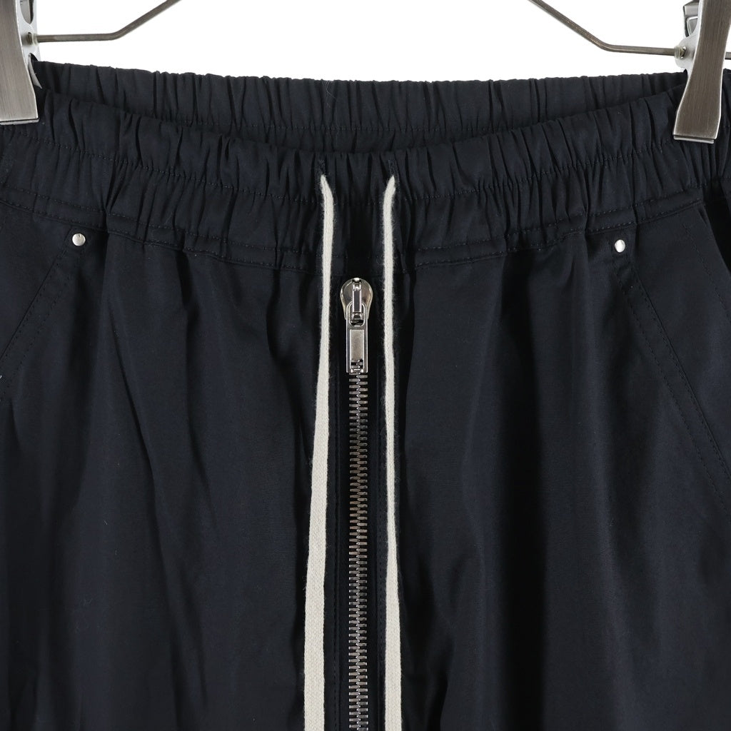 Rick Owens(リックオウエンス) 24SS Bela Pants ベラ コットン ストレートパンツ ブラック RU01D3361-TE