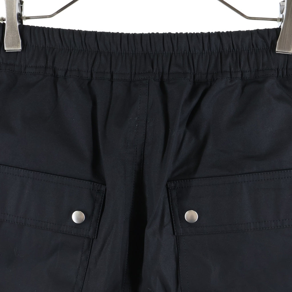Rick Owens(リックオウエンス) 24SS Bela Pants ベラ コットン ストレートパンツ ブラック RU01D3361-TE