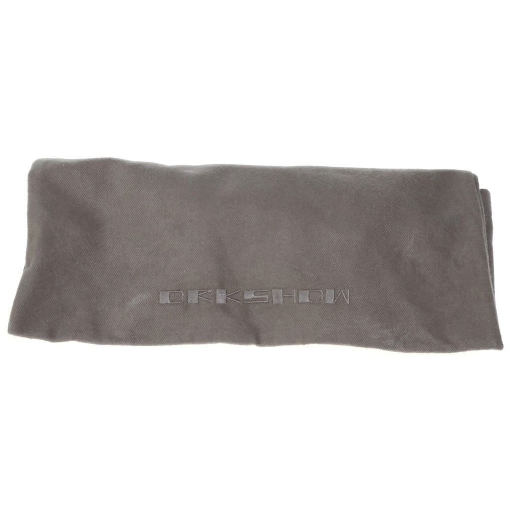 Rick Owens(リックオウエンス) JUMBO LACE PADDED RAMONES LOW ジャンボレース パデッドラモーンズ レザー ローカットスニーカー ブラック