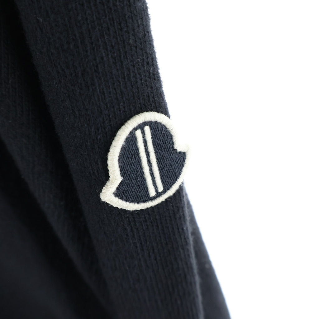 MONCLER(モンクレール) 24AW × Rick Owens Jumbo Crewneck Sweat リックオウエンス ジャンボ クルーネック 長袖Tシャツ ブラック J209N8G00004 M4435
