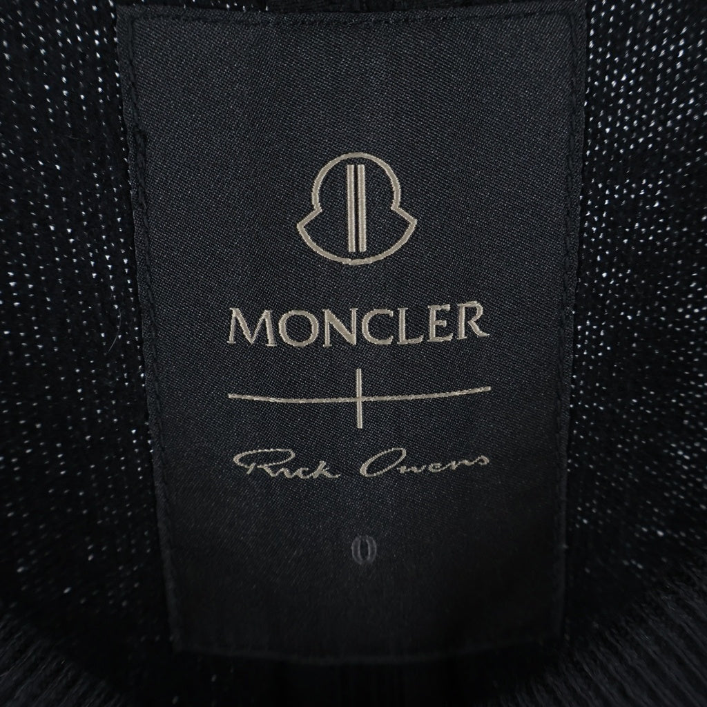 MONCLER(モンクレール) 24AW × Rick Owens Jumbo Crewneck Sweat リックオウエンス ジャンボ クルーネック 長袖Tシャツ ブラック J209N8G00004 M4435