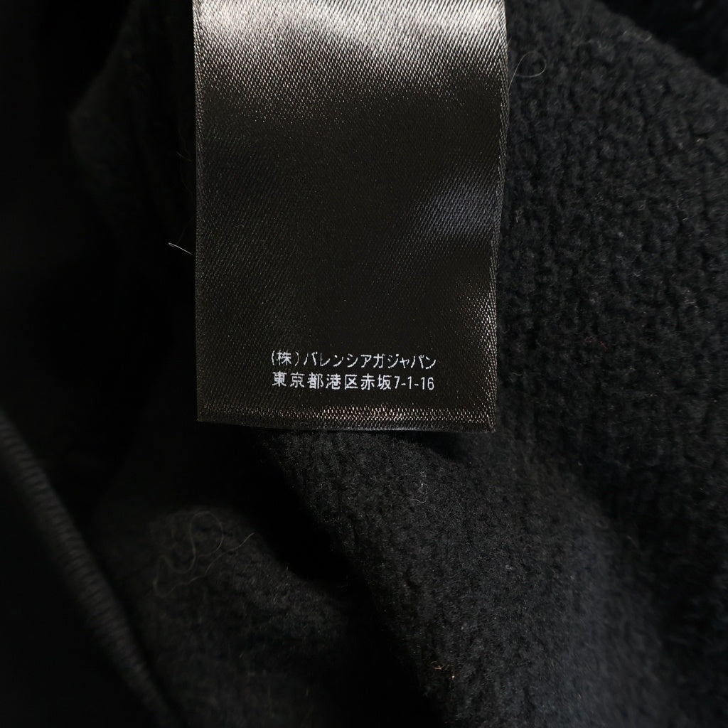 BALENCIAGA(バレンシアガ) BBロゴ刺繍 クルーネック 長袖スウェット トレーナー ブラック 652981 TJV85