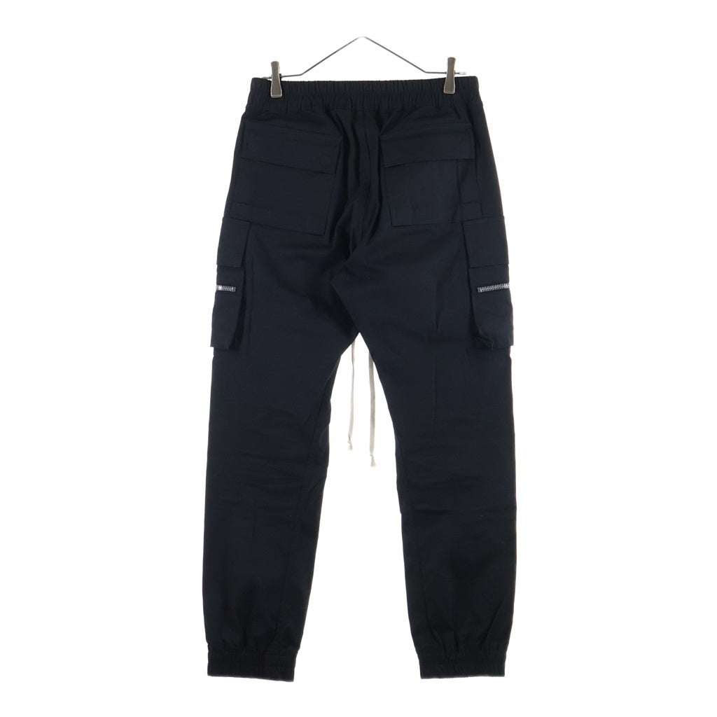 Rick Owens(リックオウエンス) 23SS MASTODON CARGO マストドン カーゴパンツ ジップポケット ブラック RU01C4396-TE