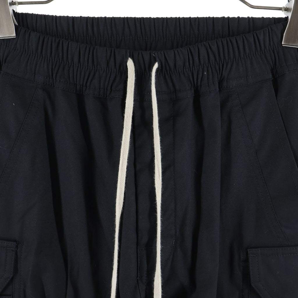 Rick Owens(リックオウエンス) 23SS MASTODON CARGO マストドン カーゴパンツ ジップポケット ブラック RU01C4396-TE