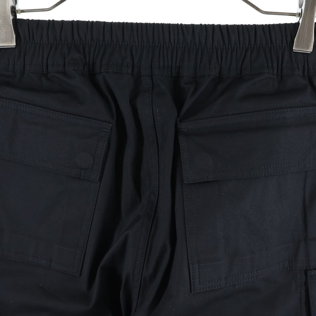 Rick Owens(リックオウエンス) 23SS MASTODON CARGO マストドン カーゴパンツ ジップポケット ブラック RU01C4396-TE