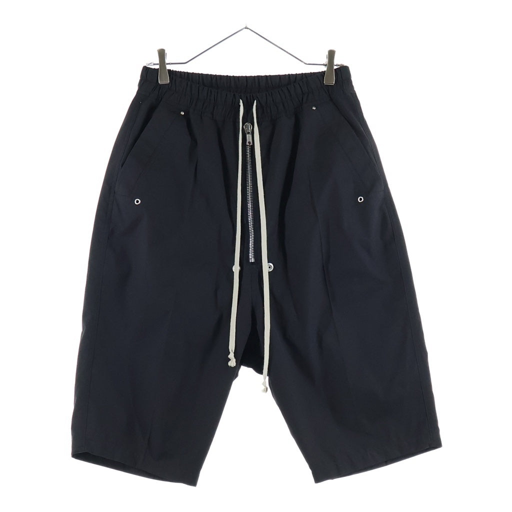 Rick Owens(リックオウエンス) 23SS BELA PODS ドローコード ナイロンサルエルハーフパンツ ブラック RU01C4349-TF