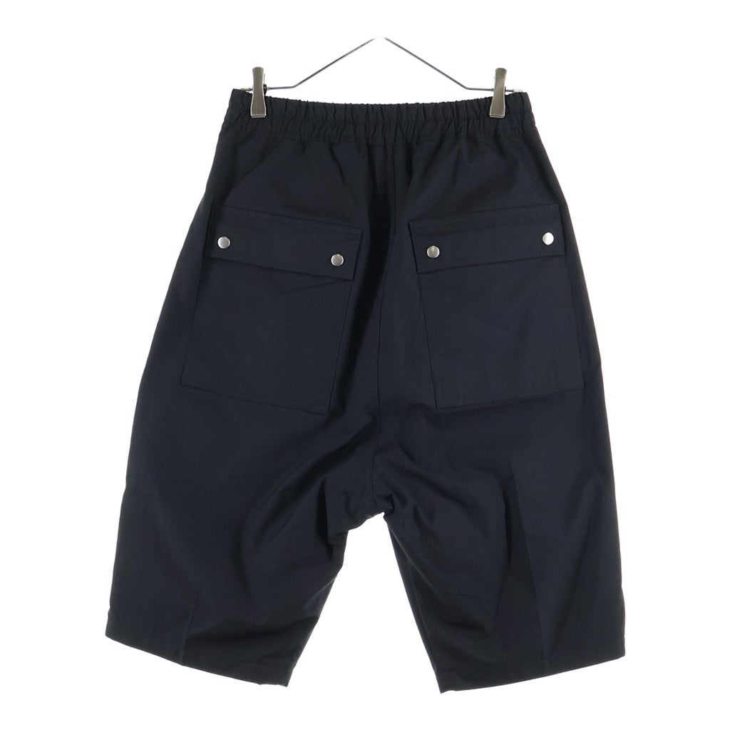 Rick Owens(リックオウエンス) 23SS BELA PODS ドローコード ナイロンサルエルハーフパンツ ブラック RU01C4349-TF