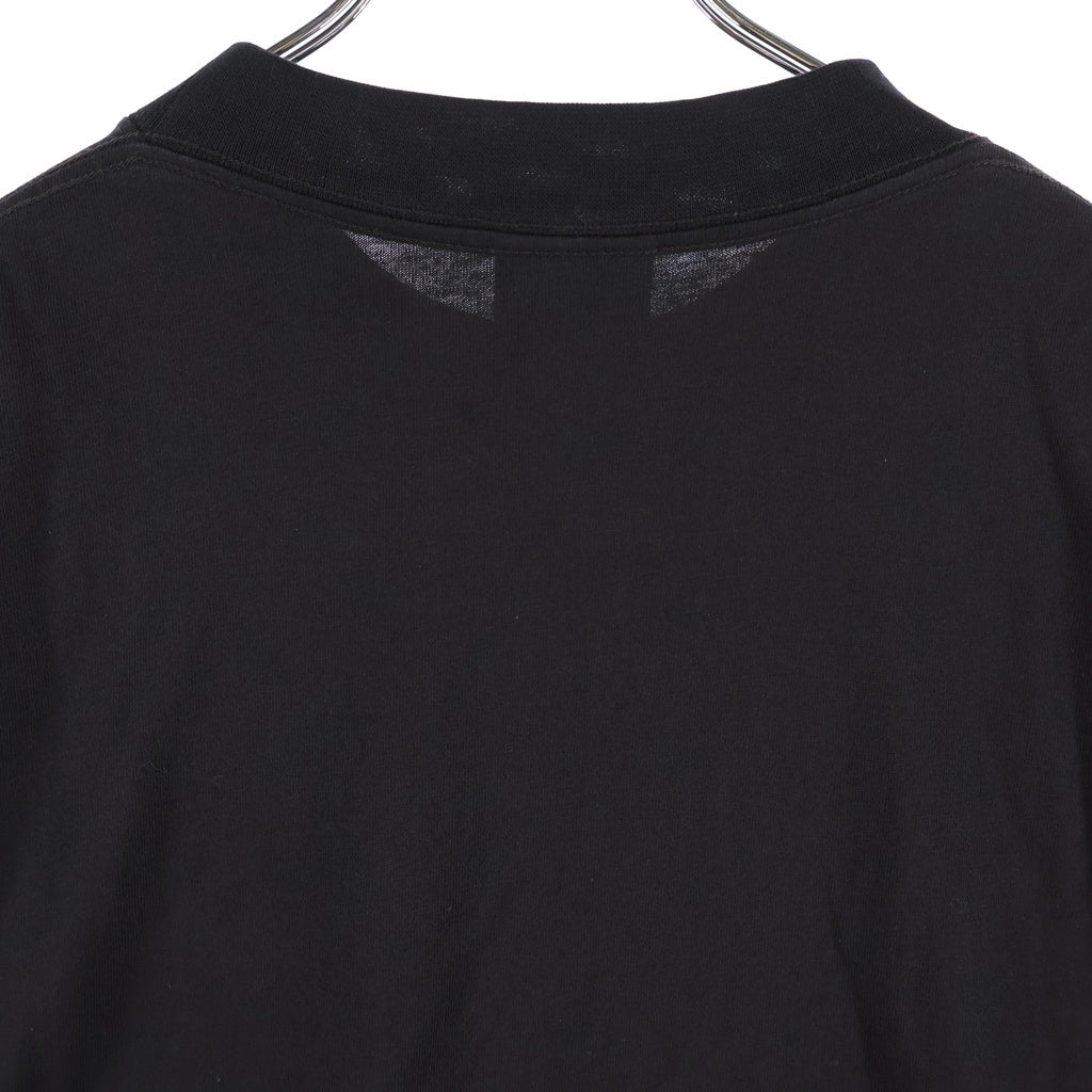 BALENCIAGA(バレンシアガ) 24AW Beverly Hills Medium Fit T-shirt オーバーサイズ 半袖 Tシャツ クルーネック ブラック 764235 TQVS6