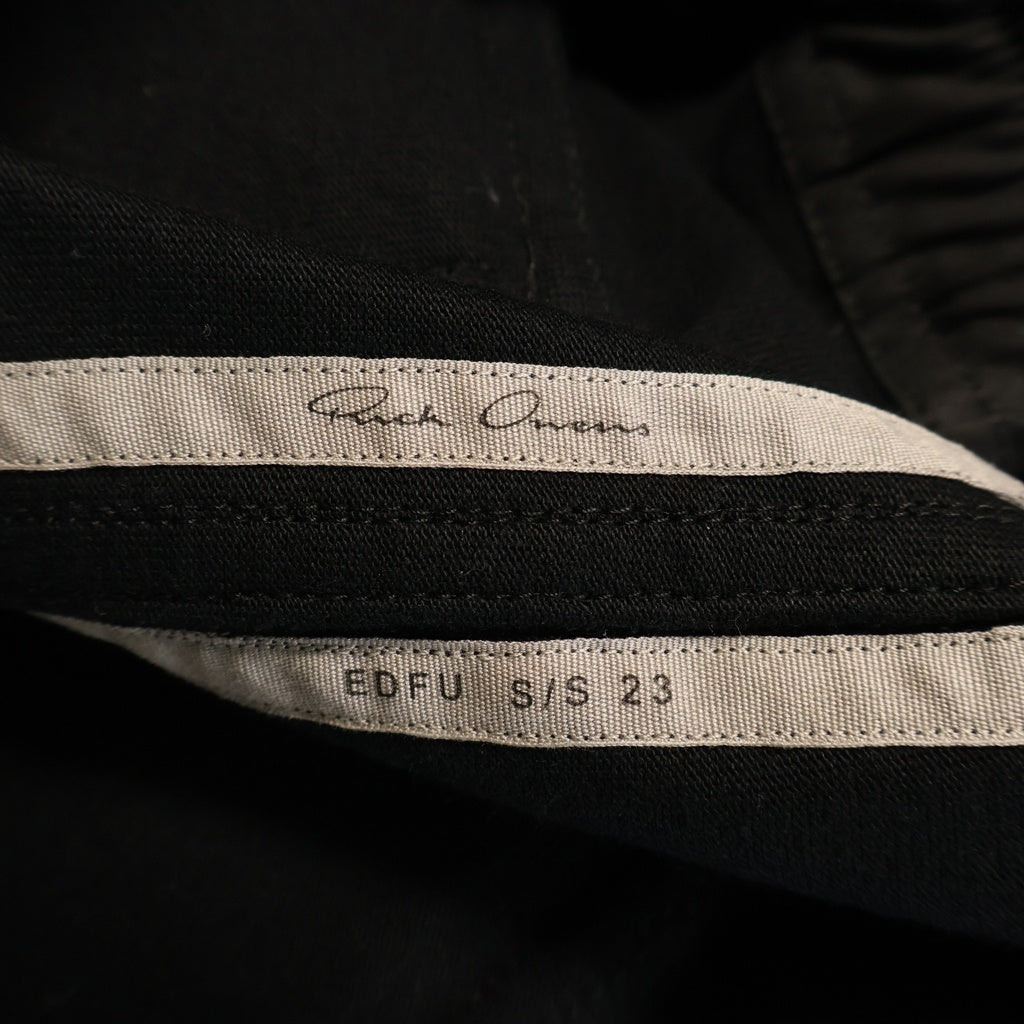 Rick Owens(リックオウエンス) 23SS MASTODON CARGO マストドン カーゴパンツ ブラック RU01C4396-BA