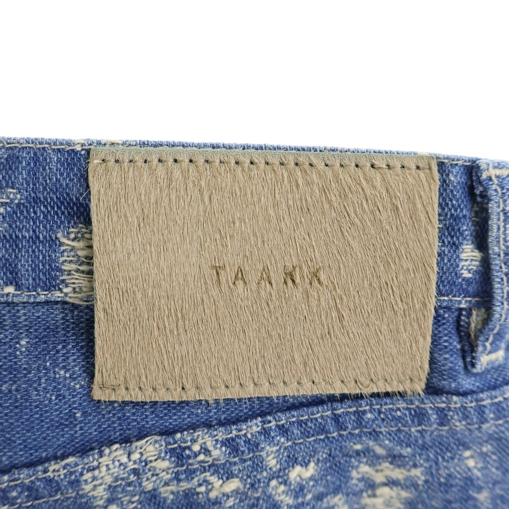 TAAKK(ターク) 26SS TYPE 2 WIDE DENIM ジャガード織 ワイドデニム パンツ インディゴ TA26SS-PT132