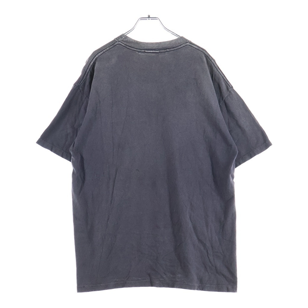 READY MADE(レディメイド) 24SS POCKET T-SHIRT フロントプリント ポケット半袖Tシャツ カットソー ブラック RE-CO-BK-00-00-278