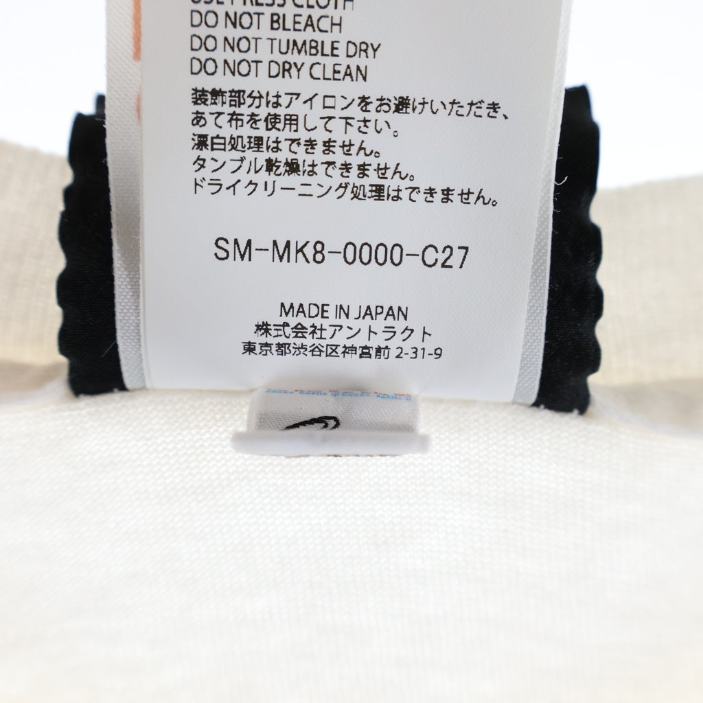 SAINT MICHAEL(セントマイケル) 26SS JL_SS T-SHIRT/IMAGINE PEACE プリントTシャツ 半袖カットソー ショートスリーブ ホワイト SM-MK8-0000-C27