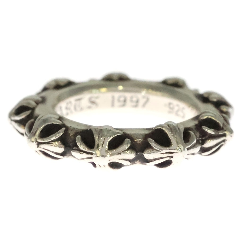 CHROME HEARTS(クロムハーツ) CROSS BAND クロスバンド リング シルバー BCA342