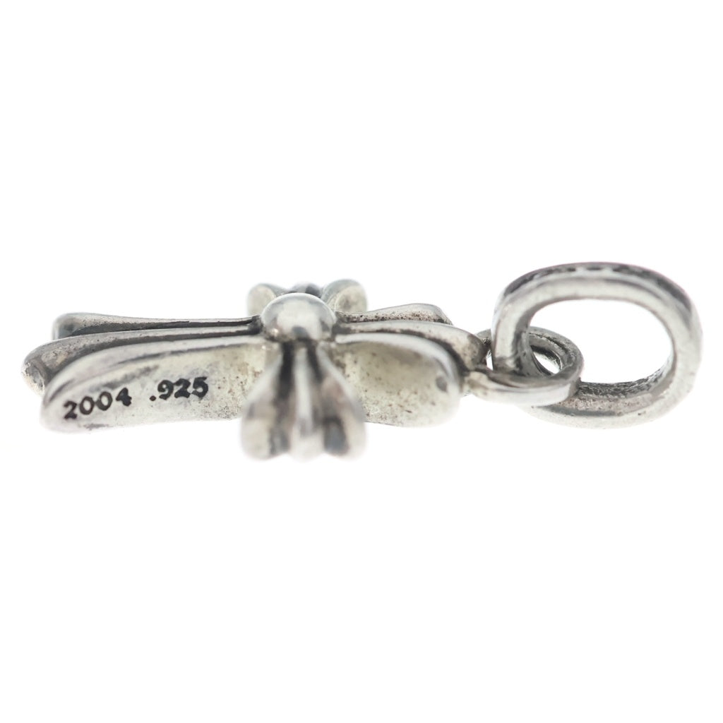 CHROME HEARTS(クロムハーツ) CRS BBYFAT P SAP ベイビーファットクロス PAVEサファイア ペンダントトップ シルバー BCA236