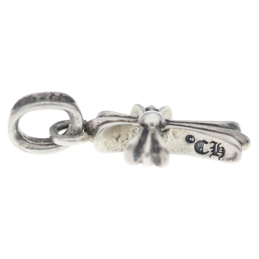 CHROME HEARTS(クロムハーツ) CRS BBYFAT P SAP ベイビーファットクロス PAVEサファイア ペンダントトップ シルバー BCA236