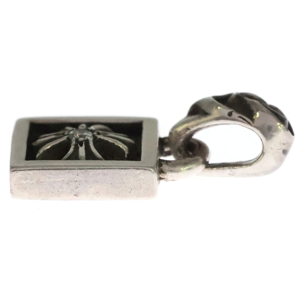 CHROME HEARTS(クロムハーツ) FRAMED CH PLUS 1DIA フレームドCHプラス 1ダイヤ チャーム ペンダントトップ シルバー