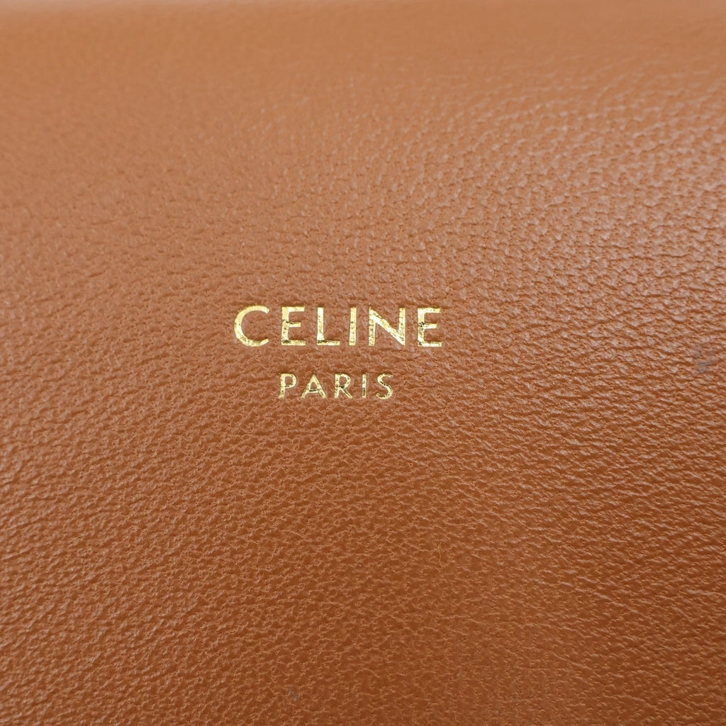 CELINE(セリーヌ) トリオンフ 総柄 フォンポーチ ショルダーバッグ ブラウン/ホワイト レディース