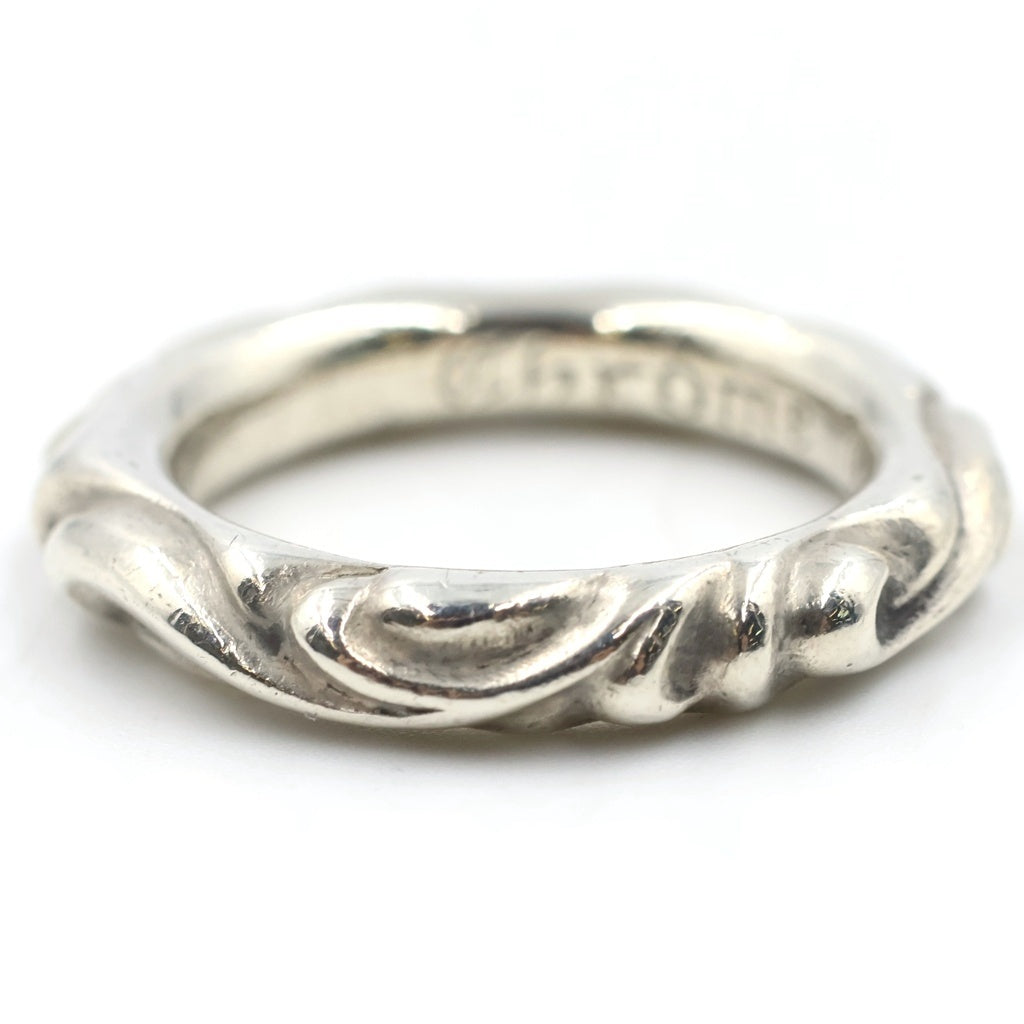 CHROME HEARTS(クロムハーツ) SCRL BAND スクロールバンド リング シルバー BCA351