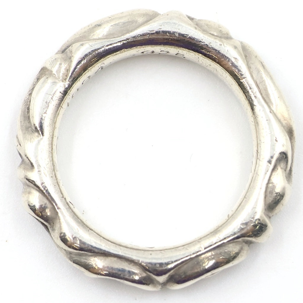 CHROME HEARTS(クロムハーツ) SCRL BAND スクロールバンド リング シルバー BCA351