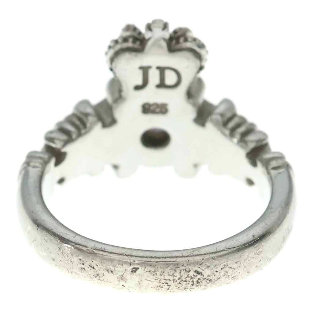 Justin Davis(ジャスティンデイヴィス) CROWN RING クラウンモチーフ クリアストーン シルバー レディース