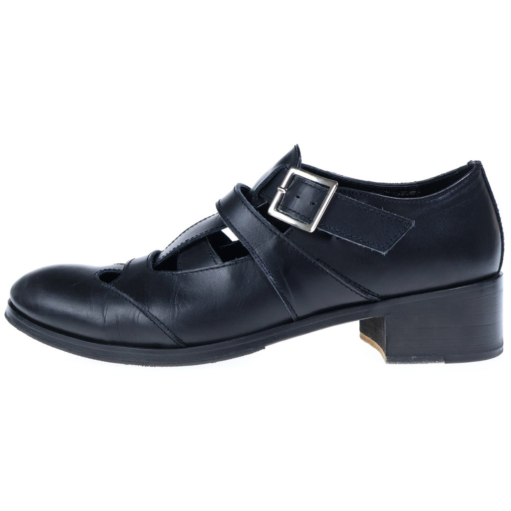 PADRONE(パドローネ) レザー グルカサンダル ブラック PU8394-2010-26A