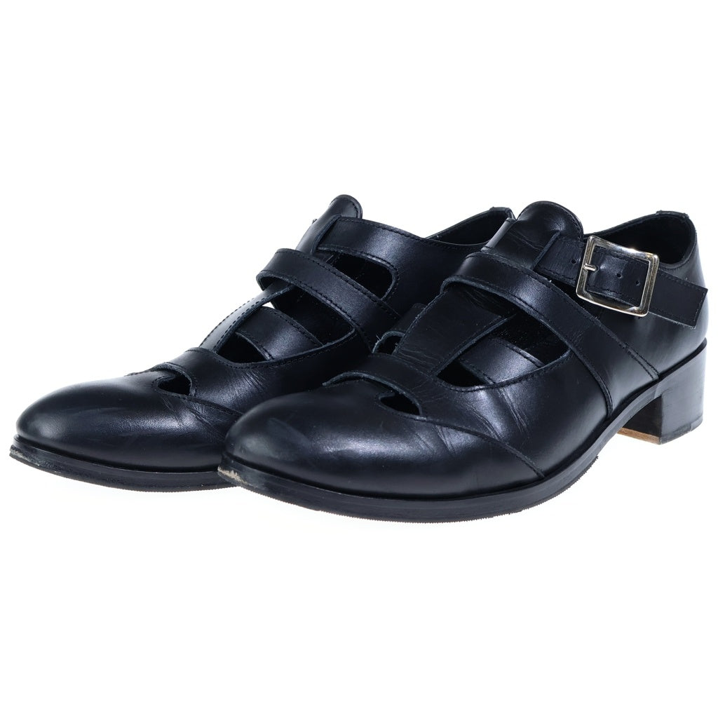 PADRONE(パドローネ) レザー グルカサンダル ブラック PU8394-2010-26A