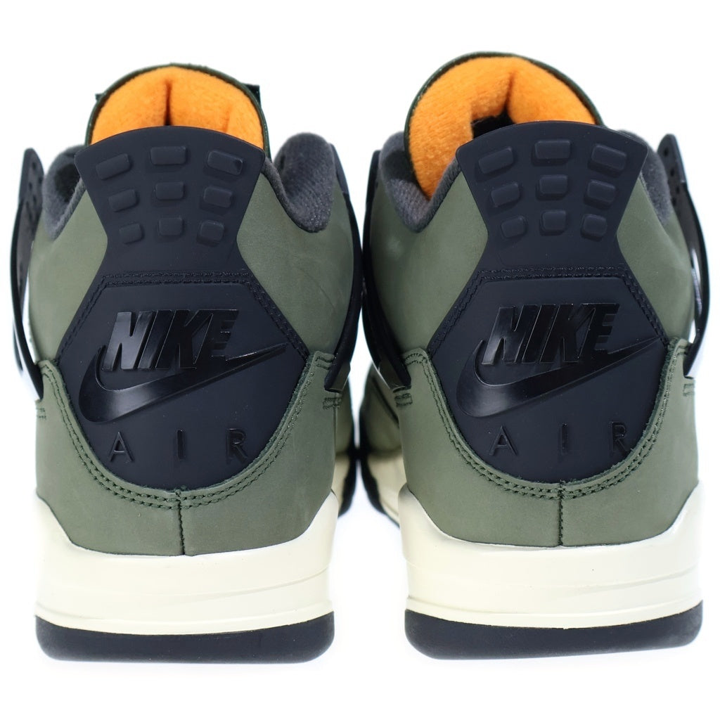 NIKE(ナイキ) ×UNDEFEATED AIR JORDAN 4 RETRO IB1519-200 アンディフィーテッド エアジョーダン4 レトロ ハイカットスニーカー カーキ US10/28ccm