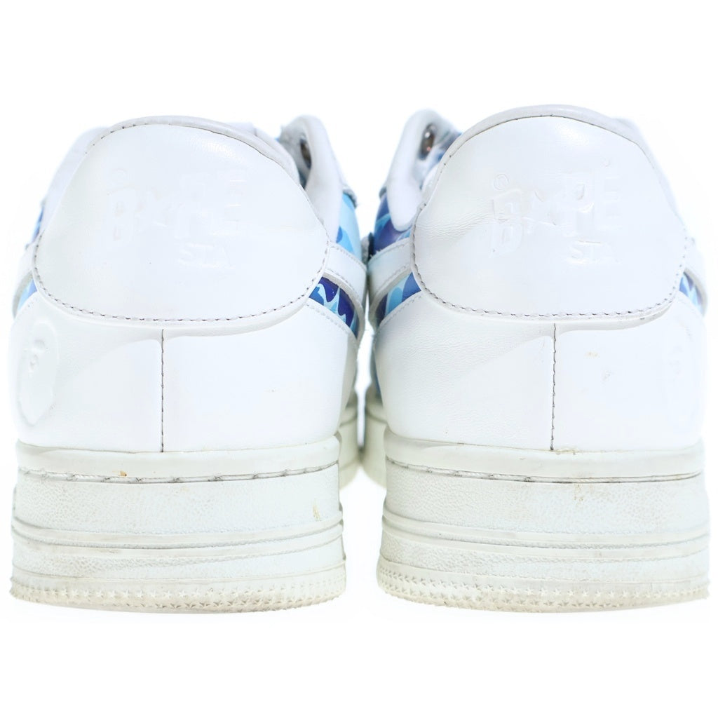 A BATHING APE(アベイシングエイプ) BAPE STA Icon ABC Camo Sneaker カモ柄 ローカットスニーカー ブルー/ホワイト 001FWK302307L レディース